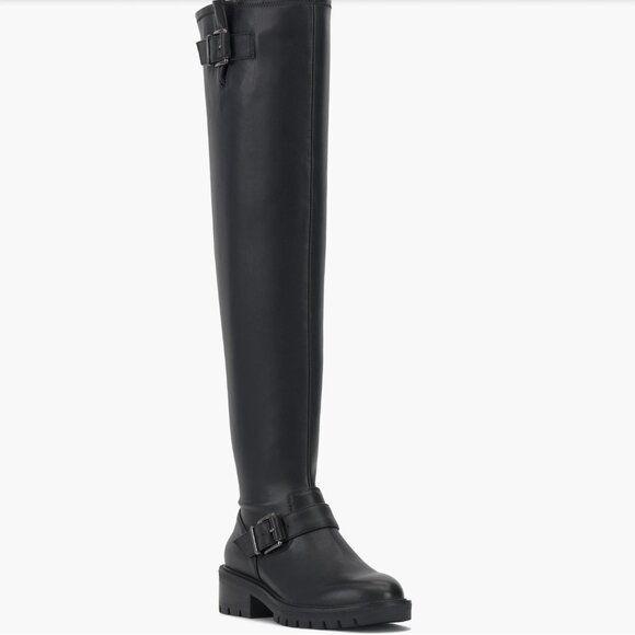 NEW VINCE CAMUTO Abrila 2 Knee High Boot BLACK - Picture 1 of 9